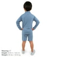 thumbnail image 3 of JAN & JUL Quick Dry Rash Guard for Boys, UPF 50 Beach Swim Shirt for Toddlers (Blue Grey, Size 3T), 3 of 8