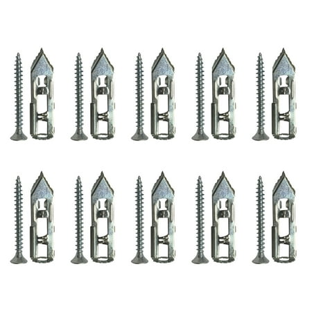 

Yrtoes Home Tool Set Tools Set Self-Drilling Anchors With Screws Carbon Steel Hollow Wall Anchor Tapping Screw