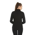 thumbnail image 2 of Women's Heavyweight Wool 1/4 Zip Top - 100% Merino Wool, 2 of 6