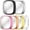 SixColors, variant on REQO Screen Protector Cases Compatible with Fitbit Versa 4 Watch Soft Metal Color TPU Shockproof Cover Slim Guard Thin Bumper Shell Protector