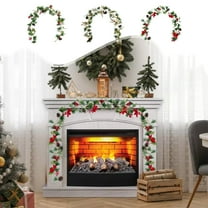 PALIFEUR Christmas Decorations Garland, Artificial Christmas Garland for Mantle Fireplace, 69" Soft Faux Cedar Garland for Holiday Party Christmas Tree Decor