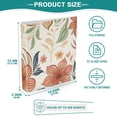 thumbnail image 5 of Orange Floral and Flowers 3 Ring Binders 1.5 inch Hardcover File Folders with Interior Pockets A4 Size Organizer for School Office Hospital Set of 2, 5 of 8