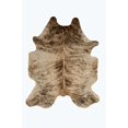 thumbnail image 1 of Natural Kobe Cowhide Neutral Color Rug | 6'x7' | B, 1 of 4