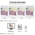 thumbnail image 7 of PiccoCasa 2 Pcs Satin Pillowcase Zippered Silky Sateen, Non-Standard Mauve, 7 of 7