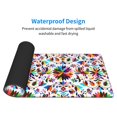 thumbnail image 5 of Disketp Gaming Mouse Pad Mexican Bright Style Pattern Large Mouse Mat Long Extended Desk Pad Non-Slip Rubber Mice Pads Stitched Edges Thin Pad (11.8x31.5 Inch), 5 of 9