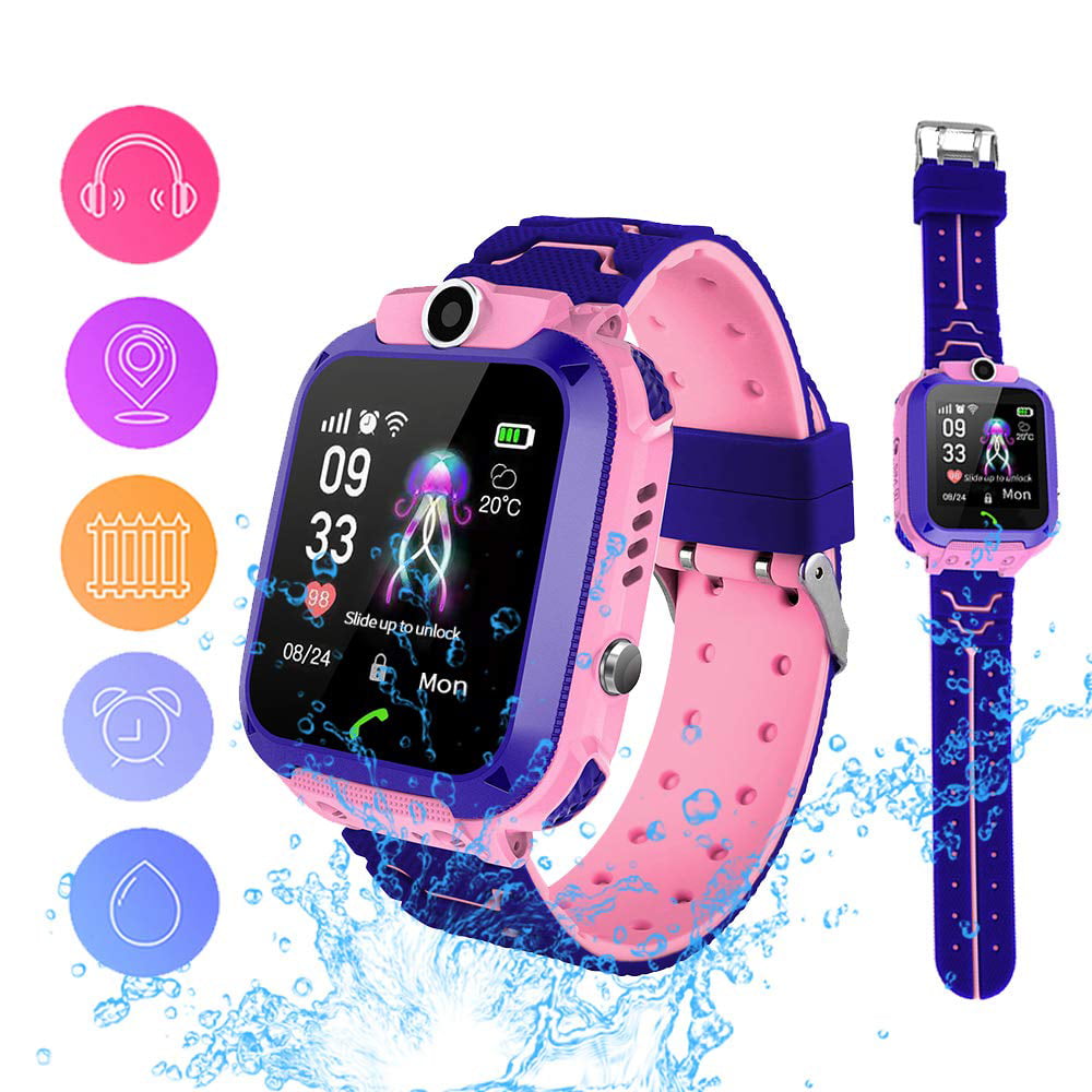 Smart Watch for Kids Updated Kids Smart Watch with GPS Tracker SOS Call  Kids Smart Watches for Girls Boys Waterproof Touching Screen Watch 2G  Network