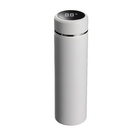 

IPEWLEX 17oz Stainless Steel Vacuum Cup with Smart LED Temperature Display - 24-Hour Insulation Tea Brewing Capabilities and Portable Design