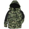 Athletic Works - Boy's Camouflage Bubble Jacket With Hood