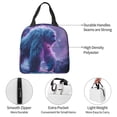 thumbnail image 4 of Fotbe Mystical White gorilla Jungle Bolsa Térmica con Estampado y Forro de Aluminio Grueso Bolsa de Almuerzo con Bolsillo Frontal para Hombres y Mujeres, Ideal para Trabajo, Escuela, 4 of 8