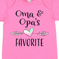 thumbnail image 4 of Inktastic Oma and Opa's Favorite Heart Grandchild Boys or Girls Baby Bodysuit, 4 of 5