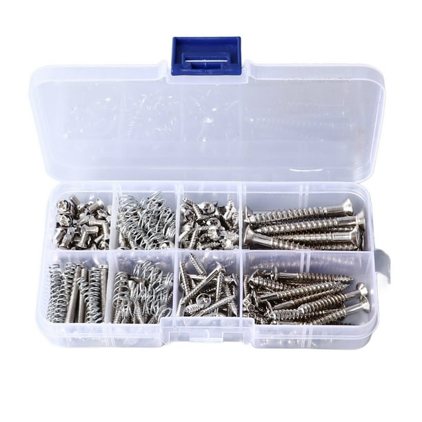 Kit de Tornillos para Guitarra Juego de Resortes de Tornillos de Metal para Guitarra Accesorio para Instrumentos para Reparación Mantenimiento Puente Pastilla Sintonizador ANGGREK Otros