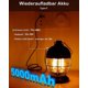thumbnail image 2 of Rechargeable LED Camping Light, Vintage Camping Light Battery, 350 LM Warm White, 70 Lighting Duration, Continuously Dimmable, 3 Lighting Modes, IPX4, 2 of 5