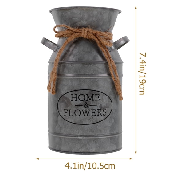 Gymnture Rustic Spring Jug Vase - Shabby Chic Farmhouse Decor for Home and Garden