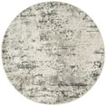 thumbnail image 2 of Nourison Concerto 8' x Round Ivory Blue Grey Modern Indoor Rug, 2 of 8