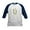 Navy/White, variant on CafePress - Nerf Melted Camo Baseball Jersey - Kids Cotton Baseball Jersey, 3/4 Sleeve Shirt