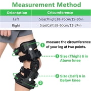 NEENCA Unloader Knee Brace - Lightweight, Low Profile OA Knee Brace for Arthritis Pain and Support - Premium Knee Support for Medial and Lateral Knee Pain (Left)