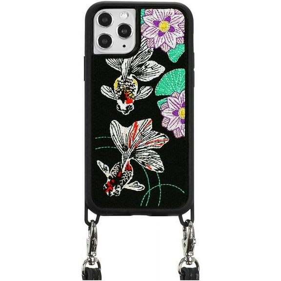 ZERO GRAVITY Swing Phone Case w/Strap for iPhone 11 Pro - Embroidered Design - Drop Tested, 360 Protection