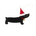 thumbnail image 2 of Christmas Tree Pendants, Dachshund Dog Hanging Ornaments Felt Figurines Tree Decorations Plush Craft and Holiday Ornaments for Christmas Holiday Party Home Decor, 2 of 6