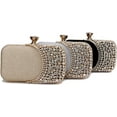 thumbnail image 5 of Fashion Womens Rhinestones Evening Clutch Bag Wedding Purse Bridal Prom Handbag Party Bag, 5 of 7