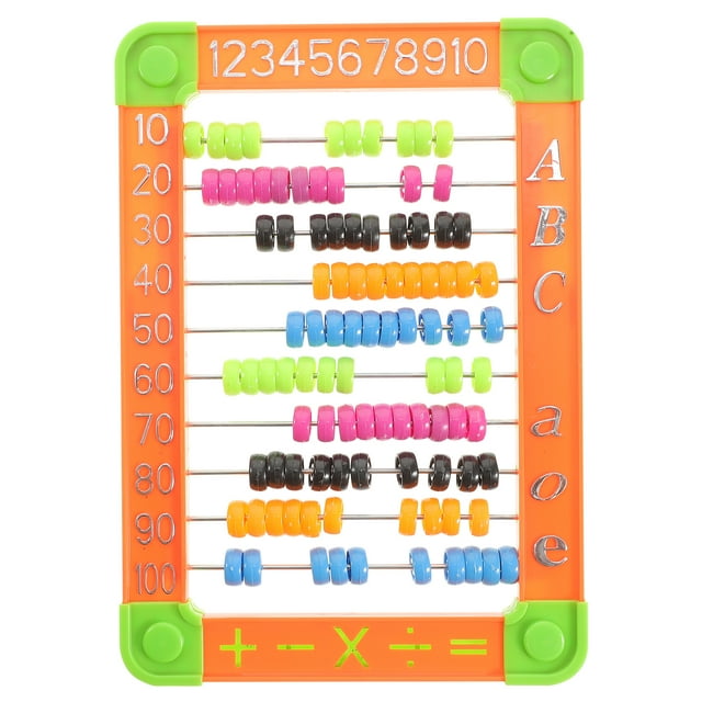 1pc Kid Abacus Arithmetic Abacus Math Educational Counting Toy (Random Color)