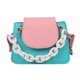thumbnail image 5 of Bolsa Mini bandolera para mujer, cadena acrílica, bandolera de piel sintética de Color Hit para mujer Ndcxsfigh Para Estrenar, 5 of 9