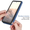 thumbnail image 3 of MasteelfCA Rugged Clear Smartphone Shell 3-In-1 Anti-Scratch Phone Cover Compatible for Pixel 6 Pro, 3 of 7