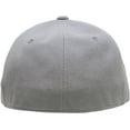 thumbnail image 4 of Solid Flat Brim Bill Fitted Baseball Cap, 4 of 6