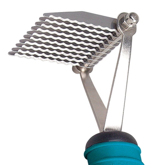 Master Grooming Tools Ergonomic Dematting Tools  Molded Tools for Grooming Dogs - 10-Blade Rake, 6"
