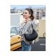 thumbnail image 3 of WSRYDJDL - Bolsas de hombro creciente para mujer con cierre de cierre, Negro -, 3 of 5