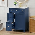 thumbnail image 6 of Harper & Bright Designs 24" Small Bathroom Vanity with Sink Set, Bathroom Combo Cabinet Undermount Sink with 2 Storage Drawers, Blue, 6 of 18
