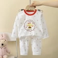 thumbnail image 2 of Faraee Pyjama pour Garçons Pyjama pour Filles à Manches Longues Ajusté Ensembles de Vêtements de Nuit Pyjamas pour Tout-Petits Vêtements Bébé Ensemble 2 Pcs PJS Tenue d'Automne Hiver (7-8 Ans, Blanc), 2 of 4