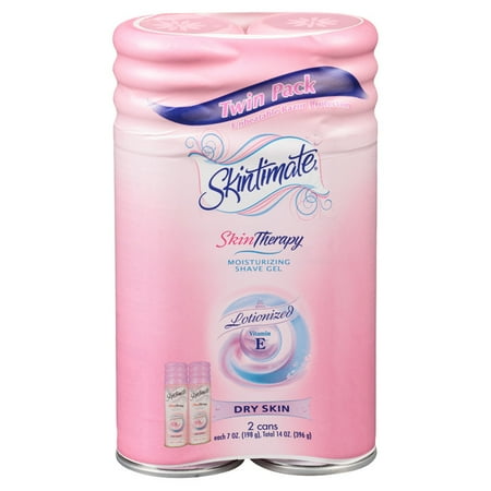 Skintimate Women's Shave Gel Dry Skin Twinpack - 14 oz