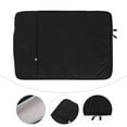 thumbnail image 6 of OUNONA Laptop Sleeve Bag with Handle for 15 inch Laptop Made of Oxford Cloth and Fluff Black Color, 6 of 7