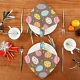 thumbnail image 4 of Coolnut Easter Eggs Cloth Napkins Set of 4, Oversized Washable Reusable Polyester Dinner Table Napkins for Family, Restaurant, Party Decor, 20 x 20 Inch, 4 of 7