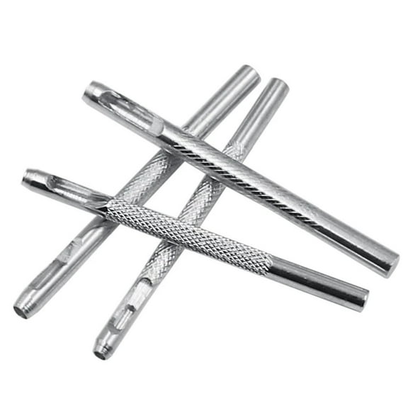 4Pc/Lot Leather Round Shape Hole Punch Kit Belt Watch Band Hollow Diy Tools