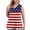 Blue womens tops summer, variant on USSUMA Summer Tops for Women Trendy V Neck Sleeveless Dressy Shirts Blouses 4th of July Patriotic Tanks Women's Tops Summer 2022 USA Flag Print Plus Size Casual Tshirts Tunic Plus