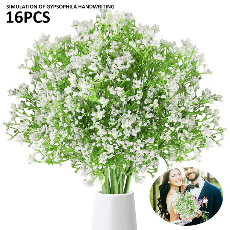 Artificial Baby Breath Flowers, Fake Gypsophila Bouquets, Real
