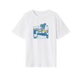 thumbnail image 1 of Camiseta para mujer verano cómoda ajuste regular ropa deportiva casual cuello redondo camiseta, 1 of 7