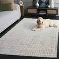 thumbnail image 3 of SAFAVIEH Restoration Vintage Rowina Abstract Area Rug, Green/Ivory, 6' x 6' Square, 3 of 11