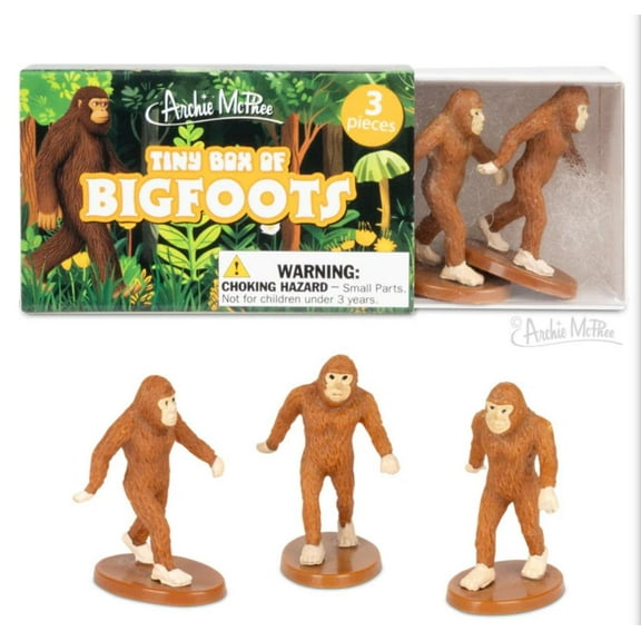 Tiny Box of Bigfoots - 3 Piece Box