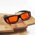 thumbnail image 4 of BLUELESS Fitover Glasses for Computer Blue Blocking with Orange Tinted Sleep Glasses, Tortoise, 4 of 4