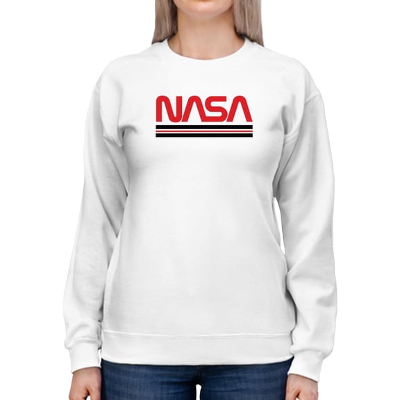 NASA Nasa Classic Banner Sweatshirt Women -NASA Designs, Female x-Large