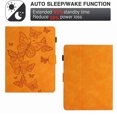 thumbnail image 4 of Case for Universal 9.5-10.5 Inch, Embossed PU Leather Folio Stand Cover Shockproof Drop Protective with Card Slots & Pen Holder for iPad / Samsung / Amazon Kindle / Lenovo / Onn - Yellow, 4 of 5