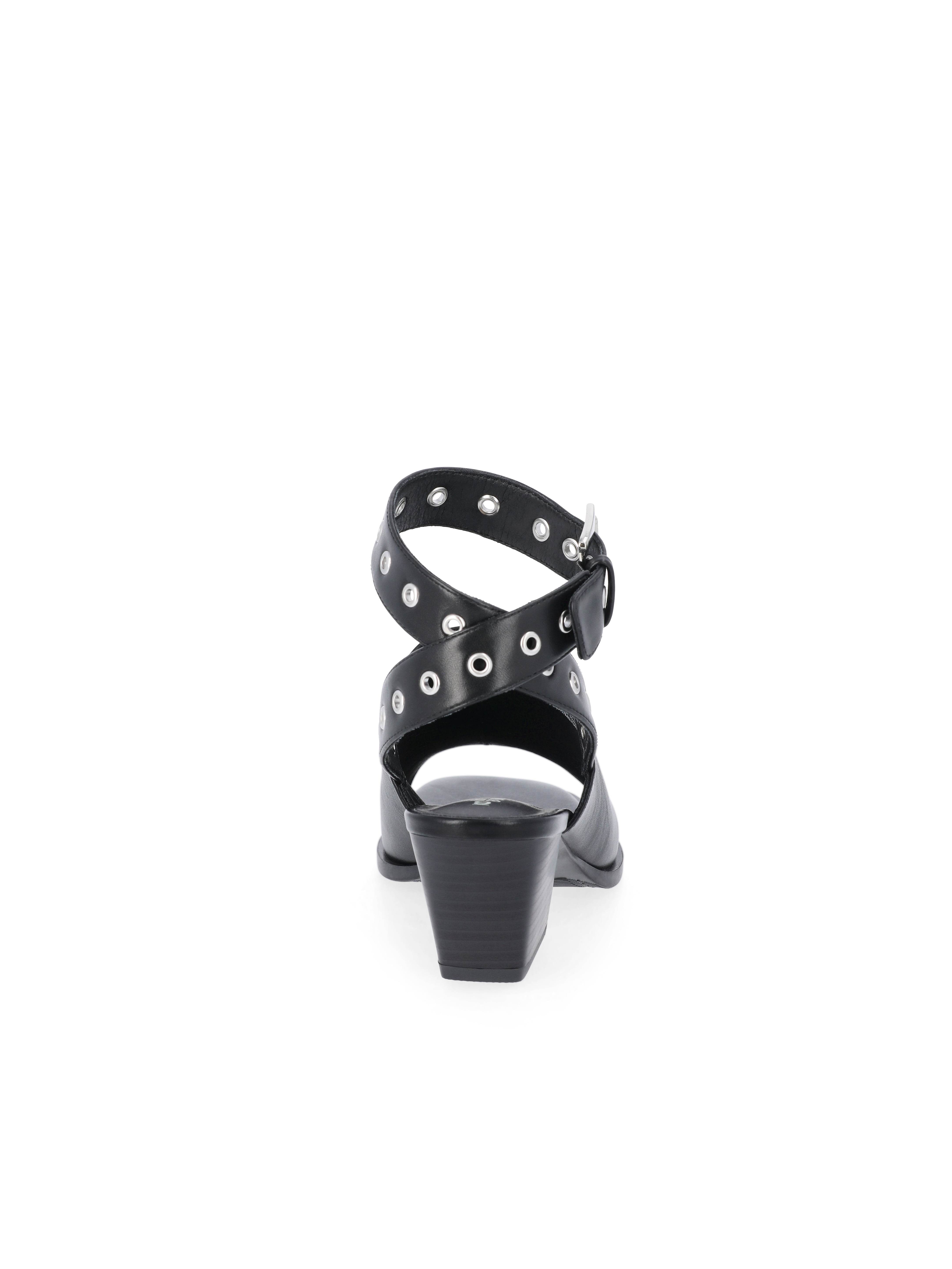 No Boundaries Women's Buckle Sandal Block Heels