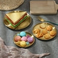 thumbnail image 3 of Stainless Steel Fruit Meat Tableware Gold Silver Round Plate Shallow Tray Bone Spitting Dish Metal Dining Disc silver 26CM, 3 of 6