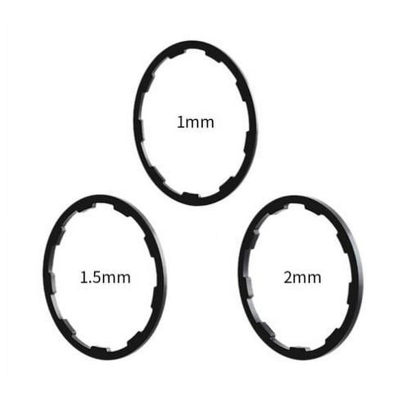 3pcs Bike Cassette Spacer Made from Aluminum Alloy for Daily Use Easy Installation and Adjustable