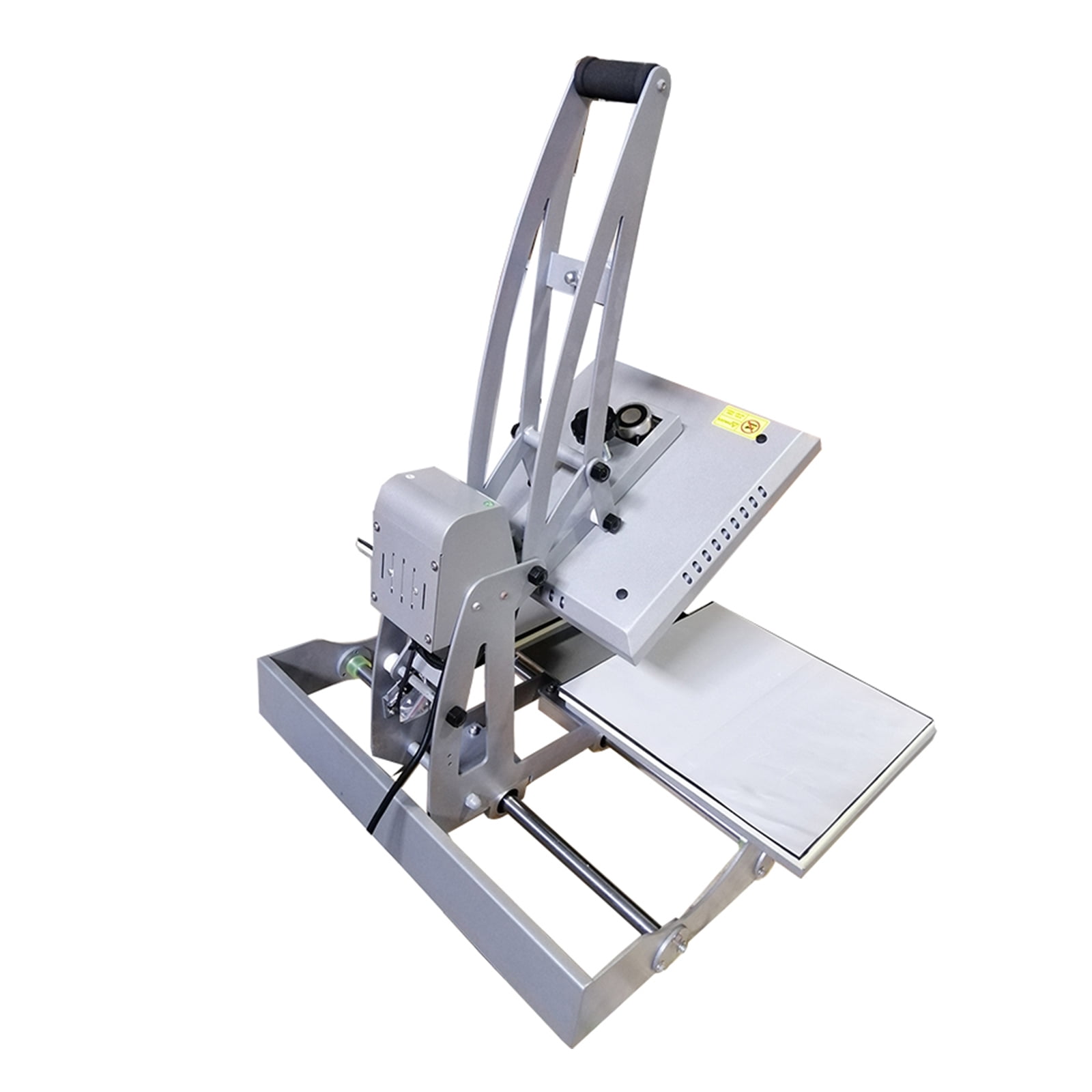 INTBUYING 15x15in Flat Heat Press Machine Double Station Magnetic Heat Sublimation Transfer Cloth Bag Printing