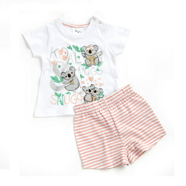 Dertig commentator Tom Audreath Babies Baby Girls Koala Design Summer Pyjama Set / Pajama / Nightwear – Age  6-9 Months - Walmart.com