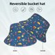 thumbnail image 2 of Fotbe Cosmos Rockets Sombrero Tipo Pescador con Estampado – Sombrero de Sol de Algodón de Moda para Playa, Golf, Pesca, 2 of 6