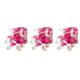 thumbnail image 4 of Decodeary 400 Pcs Pétales de Soie Dispersés pour Décorations Polyvalentes Polyester Écologique Réutilisable rose Rouge Couleur Assortie 3ensemble, 4 of 6